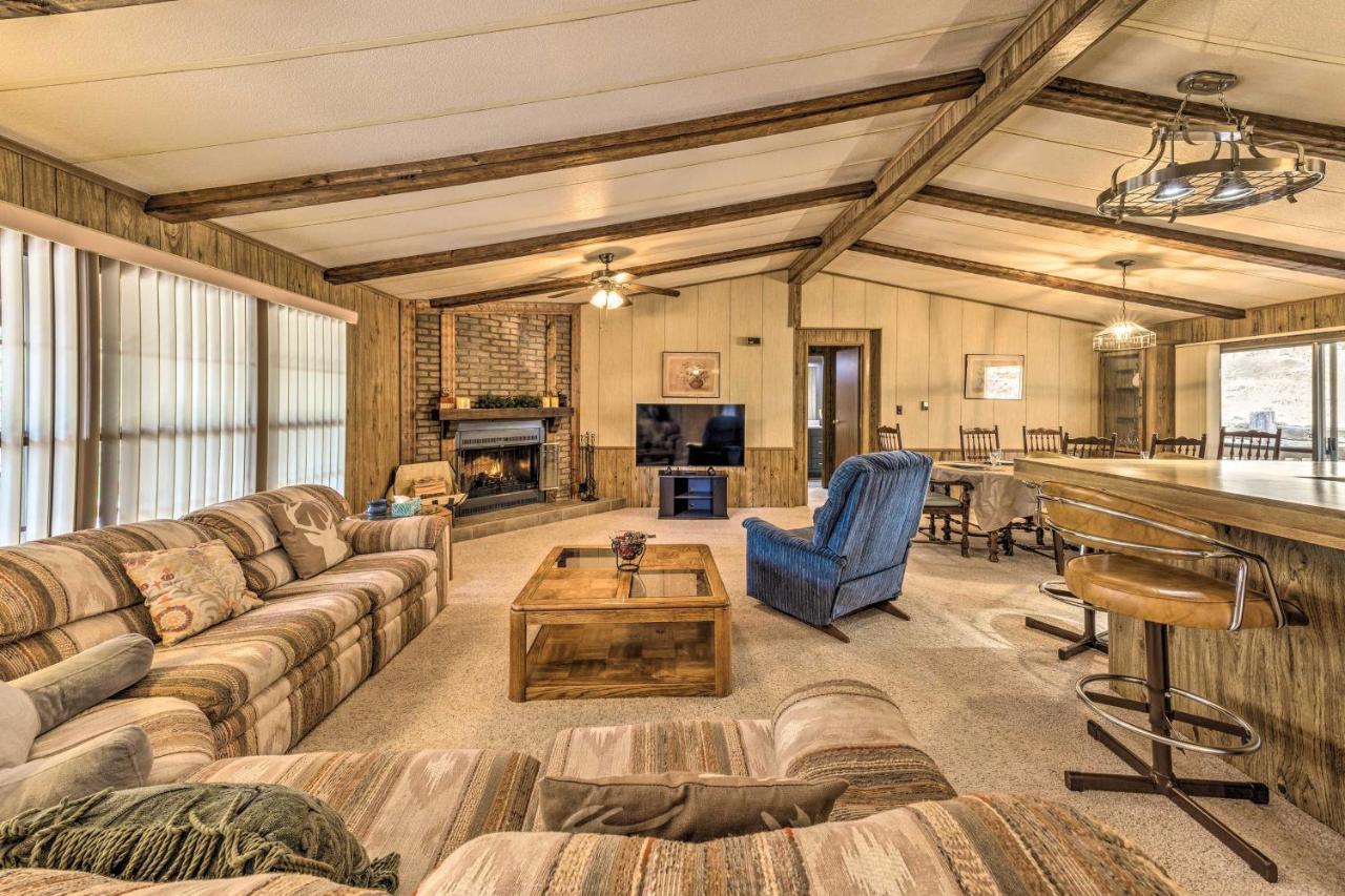 3 Mi To Ruidoso Winter Park Home With Fireplace! Eksteriør billede